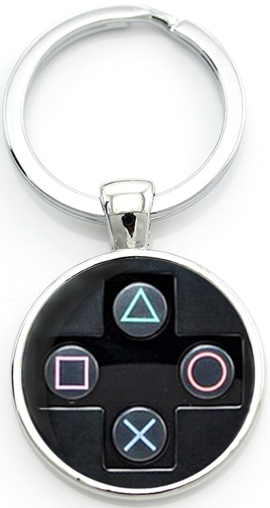 MISC: ASSORTED CONTROLLER BUTTON KEY CHAIN (NEW)